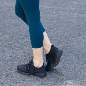 Charcoal tennis shoes lace up slip on sneakers